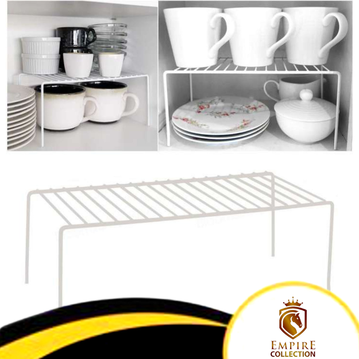 Kitchen Accessories Storage Inside Cabinet Desktop Rack Shelf Organizer