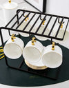 6 Hooks coffee cups rack in black,Metal Drying cups n saucer rack, Dining Table Stand Home and Kitchen Accessories