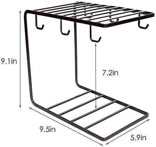 6 Hooks coffee cups rack | Drying cups And saucer rack, For Dining Table