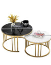 Center table set for drawing room Nesting Coffee Table Cocktail Tables With iron Base and MDF High Gloss Top