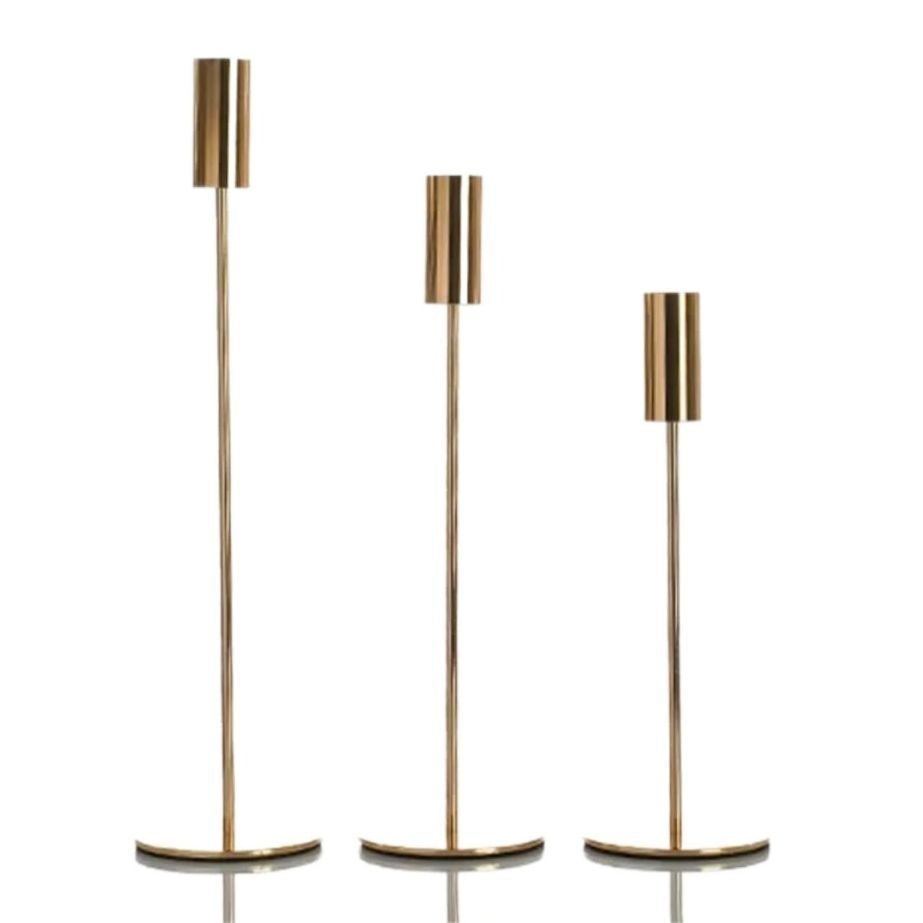 SET OF 3 Candle Holders Stand for home office and dinning table EMPIRE COLLECTION